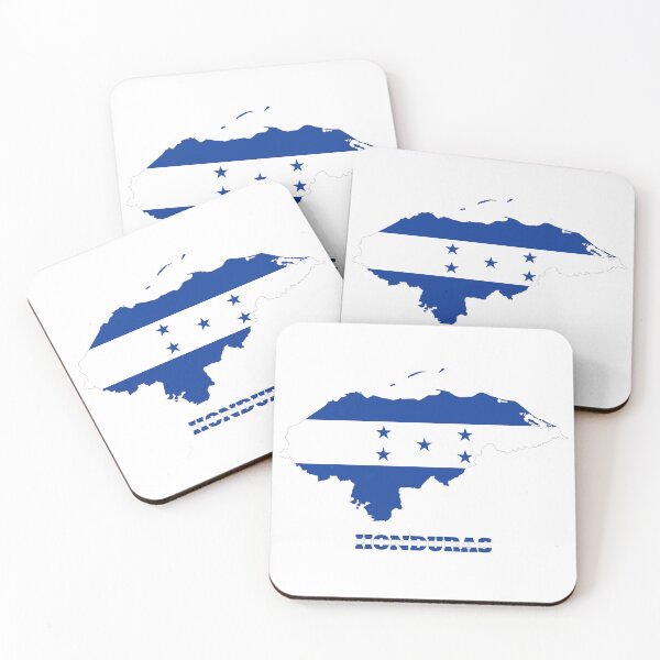 Item preview, Honduras Flag map design designed and sold by BasbiArt.