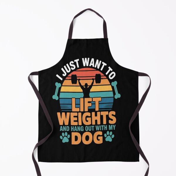 Item preview, I Just Want To Lift Weights And Hang Out With My Dog designed and sold by LacostCarl.