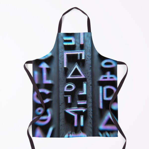 Item preview, Neon Light, Cyberpunk Egyptian Hieroglyphics, symmetrical textures (image size 8320x12480) designed and sold by Digital-Davinci.