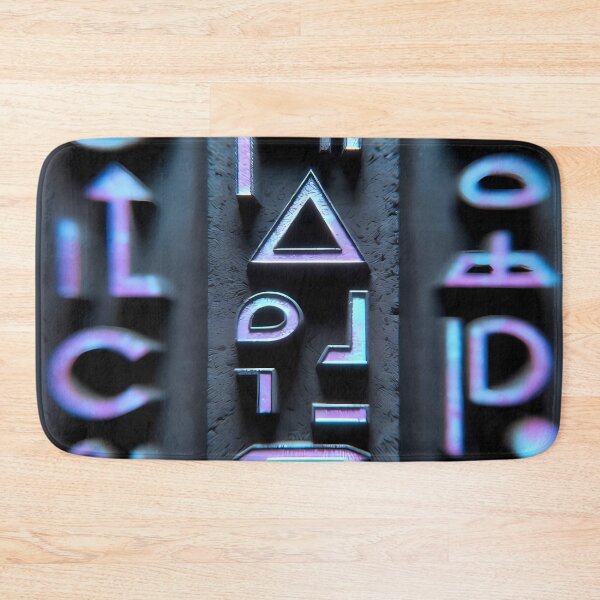 Item preview, Neon Light, Cyberpunk Egyptian Hieroglyphics, symmetrical textures (image size 8320x12480) designed and sold by Digital-Davinci.