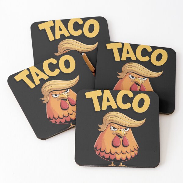 Item preview, Cute TACO Trump Always Chickens Out Funny Let's Go Taco designed and sold by LegendsArt75.