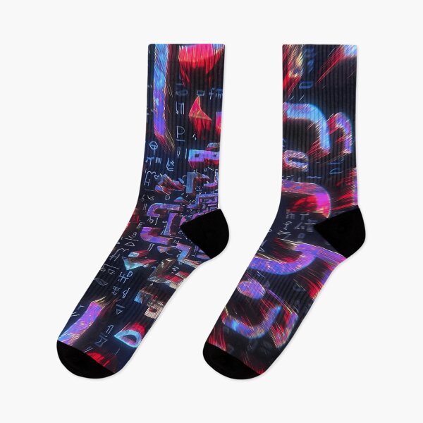 Item preview, Neon Light, Cyberpunk Egyptian Hieroglyphics, symmetrical textures (image size 8320x12480) designed and sold by Digital-Davinci.