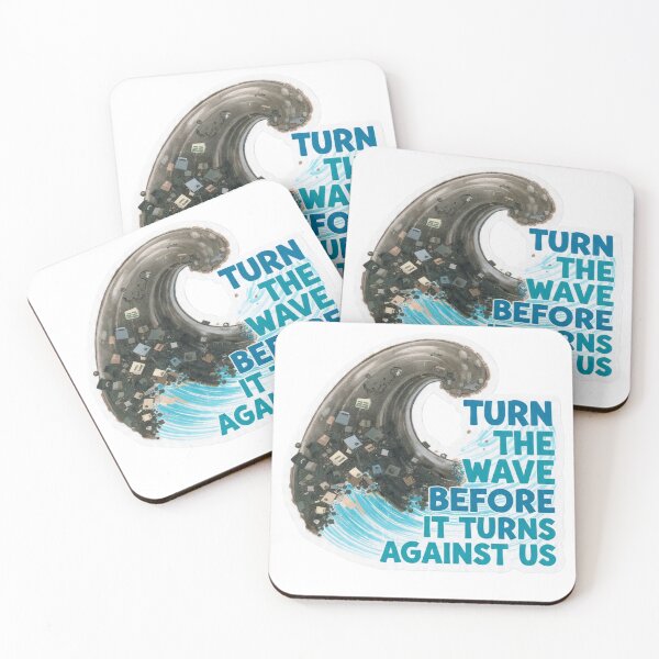 Item preview, Polluted Wave Clear Message Sticker designed and sold by Gscode.