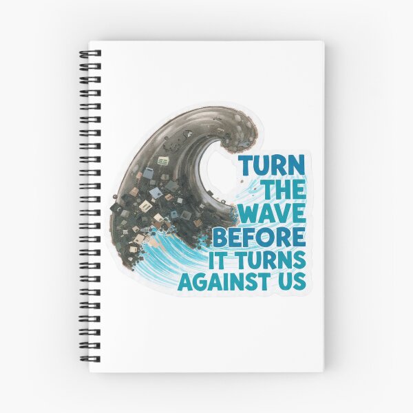 Item preview, Polluted Wave Clear Message Sticker designed and sold by Gscode.