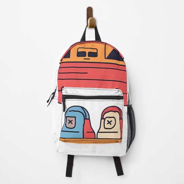 Item preview, Cartoon Duo Astronauts in Bright Orange Vehicle With Fun Colors and Bold Design designed and sold by KanDa-Shop.