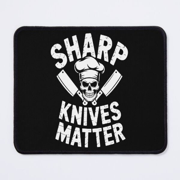 Item preview, Sharp Knives Matter Chef Skull With Knives designed and sold by SignaturalGen.