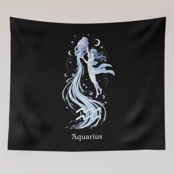 Item preview, Celestial Aquarian Flow designed and sold by ZodiacWonders.