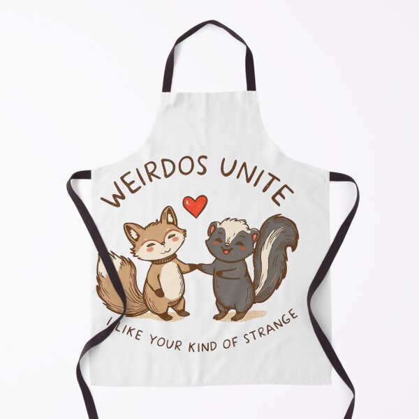 Item preview, Weirdos Unite Shirt – Cute Fox & Skunk Vintage Design – Funny Animal Friendship Tee designed and sold by Printsouf.
