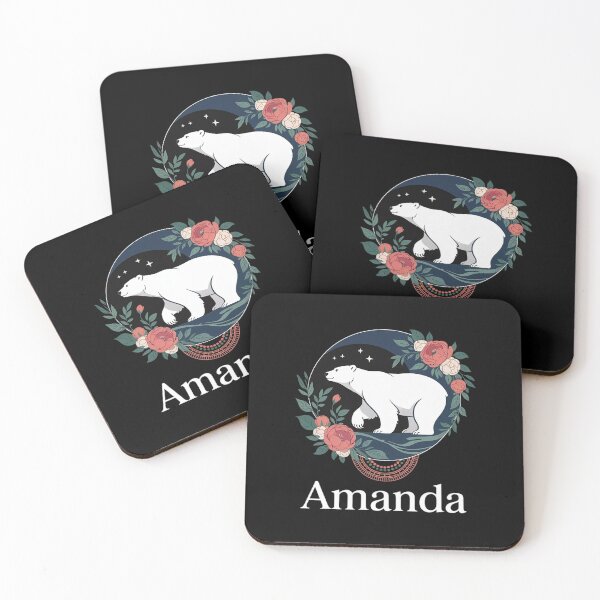 Item preview, Amanda Name Boho Floral Personalized Mama Bear Amanda  designed and sold by RsFilsingerArt.
