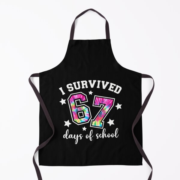 Item preview, of School 67 Teacher Funny Classic Meme Student Days 67 Survived I designed and sold by SteveSaccoro.