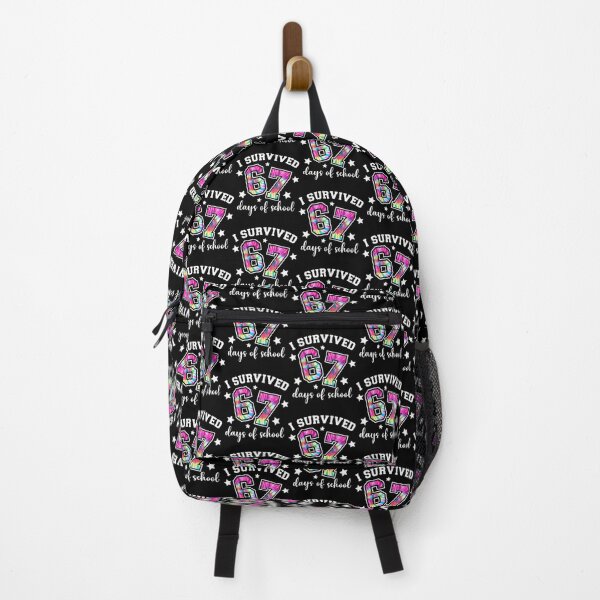 Item preview, of School 67 Teacher Funny Classic Meme Student Days 67 Survived I designed and sold by SteveSaccoro.