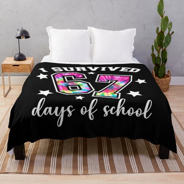 Item preview, of School 67 Teacher Funny Classic Meme Student Days 67 Survived I designed and sold by SteveSaccoro.