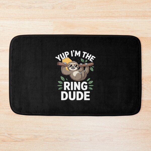 Item preview, Yup I'm The Ring Dude Sloth Ring Bearer Wedding Little Boys designed and sold by CultureSpec.