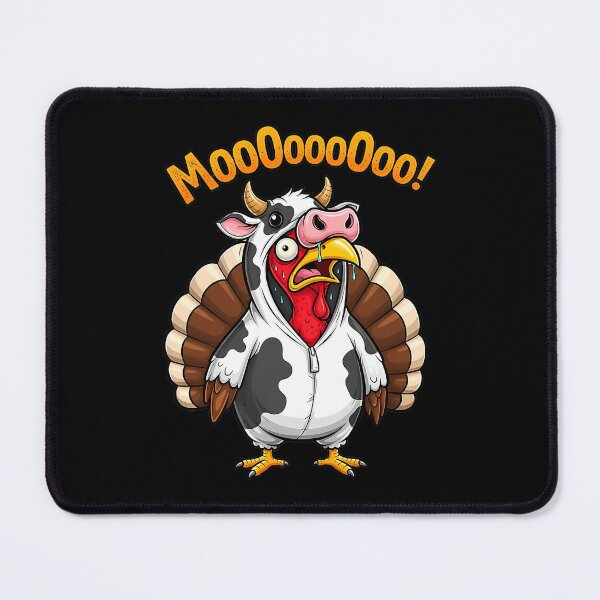 Item preview, Day Moo Turkey 90s Funny Thanksgiving Cow Holiday Festive designed and sold by rebeccathanuos.