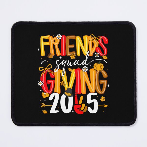 Item preview, Turkey Squad Thankful 90s Friends Friendsgiving Humor Party designed and sold by Daleburuling.