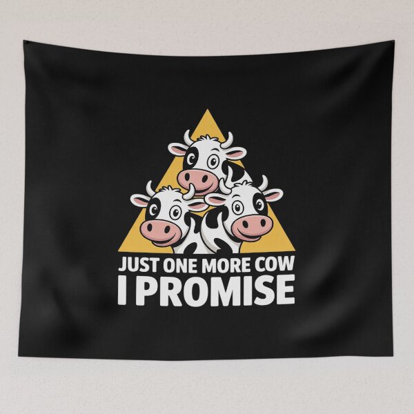 Item preview, Cattle Farmer Just One More Cow I Promise Funny Cow  designed and sold by VerseFarm.