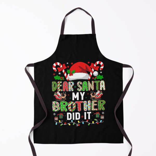 Item preview, Retro Santa Holiday Funny Dear Vintage Brother Christmas My Did It designed and sold by MediarMedic.
