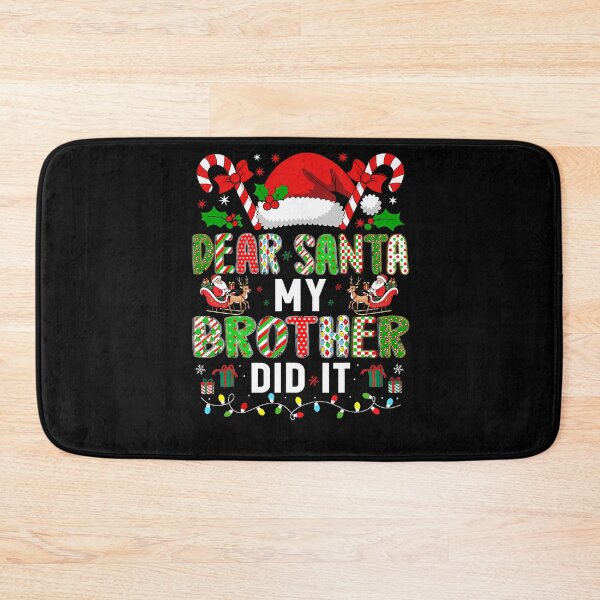 Item preview, Retro Santa Holiday Funny Dear Vintage Brother Christmas My Did It designed and sold by MediarMedic.