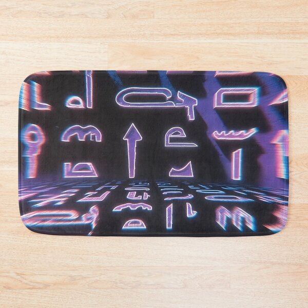 Item preview, Neon Light Symbols, Cyberpunk Egyptian Hieroglyphics, symmetrical textures (image size 8320x12480) designed and sold by Digital-Davinci.
