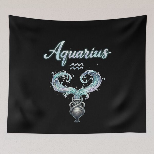 Item preview, Aquarius Cosmic Water Flow designed and sold by ZodiacWonders.