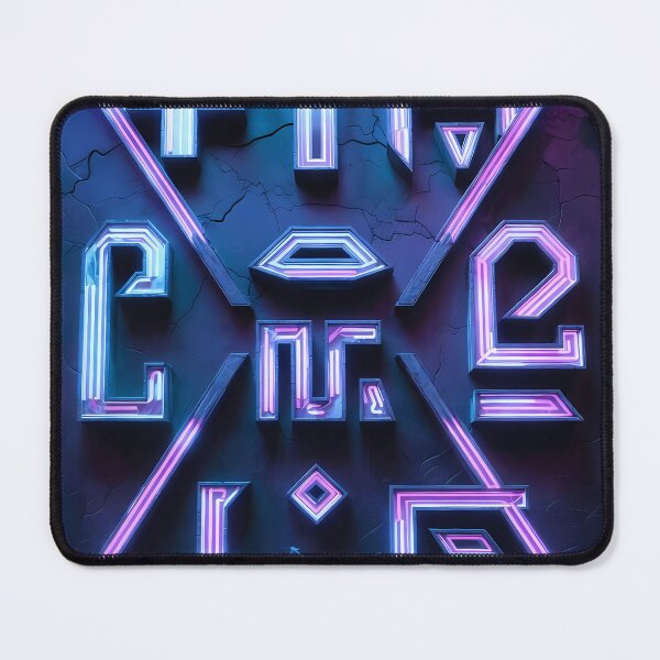Item preview, Neon Light Symbols, Cyberpunk Egyptian Hieroglyphics, symmetrical textures (image size 8320x12480) designed and sold by Digital-Davinci.