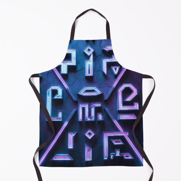 Item preview, Neon Light Symbols, Cyberpunk Egyptian Hieroglyphics, symmetrical textures (image size 8320x12480) designed and sold by Digital-Davinci.