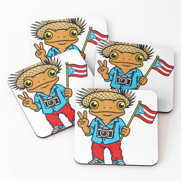 Item preview, Coqui Frog & Puerto Rican Flag Boricua Design designed and sold by Noput1951.