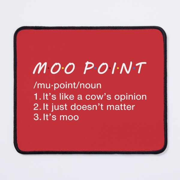 Item preview, Moo Point Definition.  designed and sold by CoCoArt-Ua.