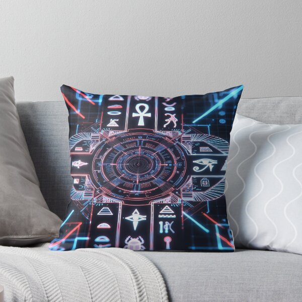 Item preview, Neon Light Symbols, Cyberpunk Egyptian Hieroglyphics, symmetrical textures (image size 8320x12480) designed and sold by Digital-Davinci.