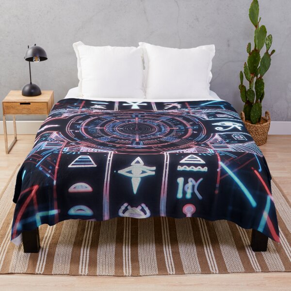 Item preview, Neon Light Symbols, Cyberpunk Egyptian Hieroglyphics, symmetrical textures (image size 8320x12480) designed and sold by Digital-Davinci.