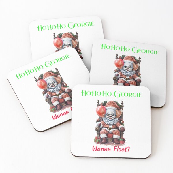 Item preview, Pennywise Claus - Christmas Horror Clown Mashup designed and sold by ArtisticDesignsbyLinda.