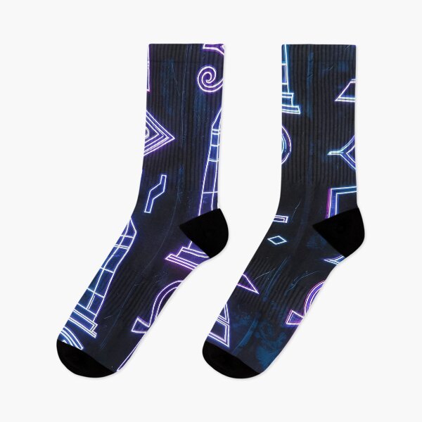 Item preview, Neon Light Symbols, Cyberpunk Egyptian Hieroglyphics, symmetrical textures (image size 8320x12480) designed and sold by Digital-Davinci.
