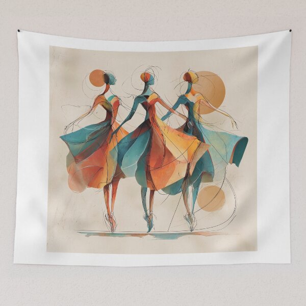 Item preview, Three Elegant Ballet Dancers designed and sold by lautir.