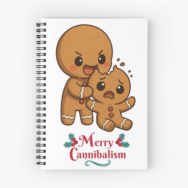 Item preview, Merry Cannibalism - Cute Gingerbread Christmas Shirt designed and sold by GaggleOfGhosts.