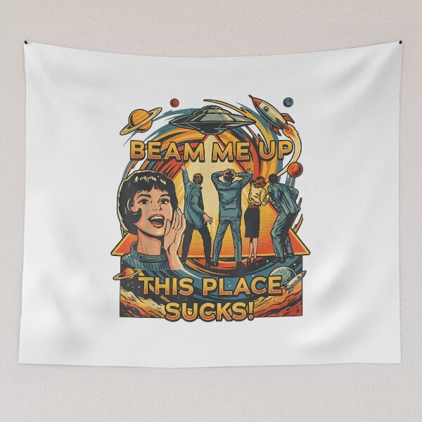 Item preview, Beam Me up This Place Sucks designed and sold by Innokentievic.