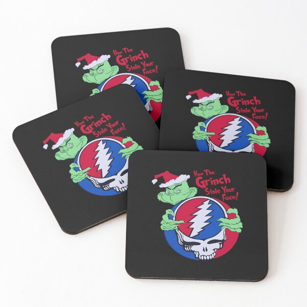 Item preview, Grinch Stole Your Face Grateful Dead Mashup designed and sold by dtyqmen.