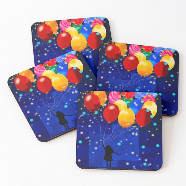 Item preview, Girl with Coloured Balloons designed and sold by Andrew  Hitchen.