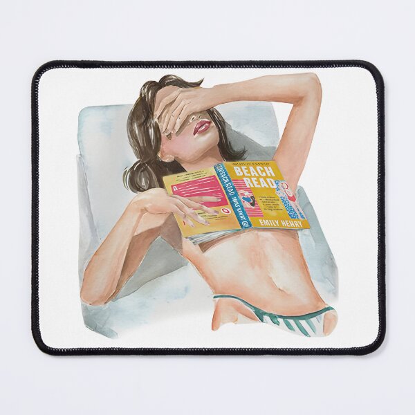Item preview, Beach Read by Emily Henry book t shirt, Short Sleeve Crew Neck T-Shirt, Fitted, Pull On, Casual, Unisex Cotton T-Shirt, Menswear, Womenswear designed and sold by LauryRun.