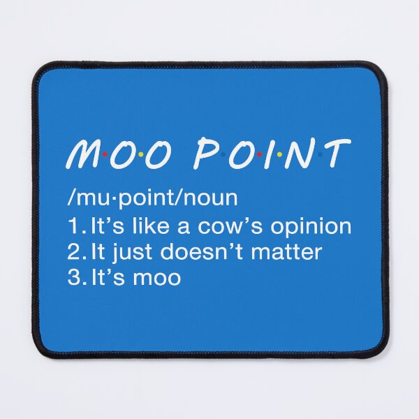 Item preview, Moo Point Definition.  designed and sold by CoCoArt-Ua.