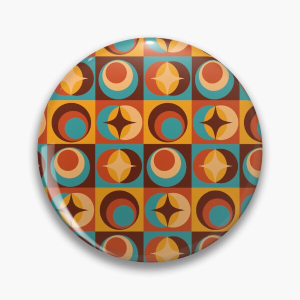 Item preview, nostalgic retro pattern with abstract shapes designed and sold by Mauswohn.
