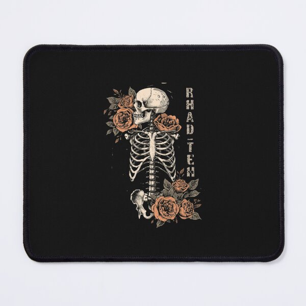 Item preview, Rad Tech Skeleton Shirt – Vintage Floral X-Ray Tech Tee – Radiologic Technologist Gift designed and sold by Printsouf.