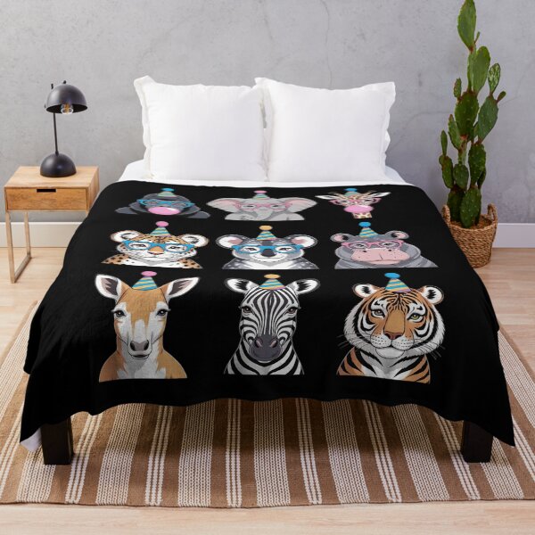 Item preview, Zoo Animals Wildlife Safari Jungle Birthday Party designed and sold by HardcoreTour.