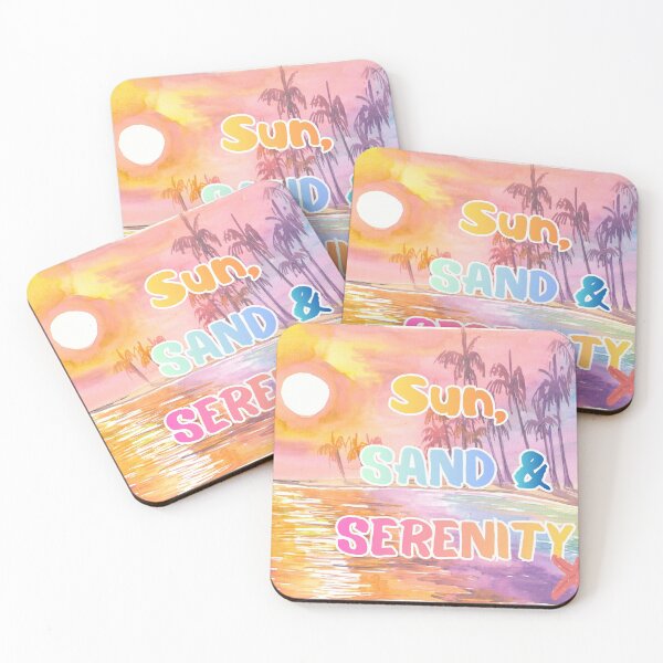 Item preview, Sun, Sand & Serenity at Tropical Palm Beach designed and sold by artshop77.