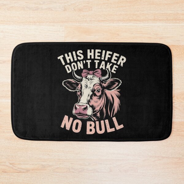 Item preview, Funny Cow Meme Quote - Cute This Heifer Don't Take No Bull  designed and sold by VerseFarm.