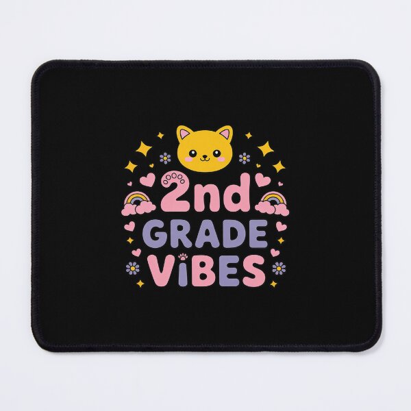 Item preview, 2nd Grade Vibes Cat Kitten Love Back to School Girls designed and sold by ToggleBet.