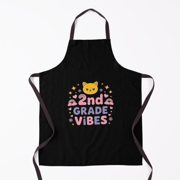 Item preview, 2nd Grade Vibes Cat Kitten Love Back to School Girls designed and sold by ToggleBet.