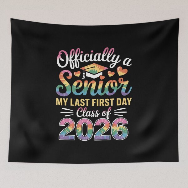 Item preview, Senior Year 2026 Graduation Class Of 2026 My Last First Day  designed and sold by lilLilaBatArt.