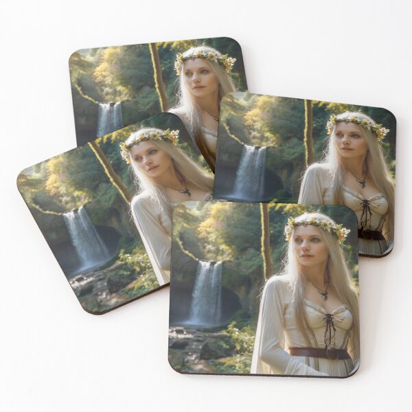 Item preview, White Witch of the Wild Waterfall Forest designed and sold by BlareBlare.