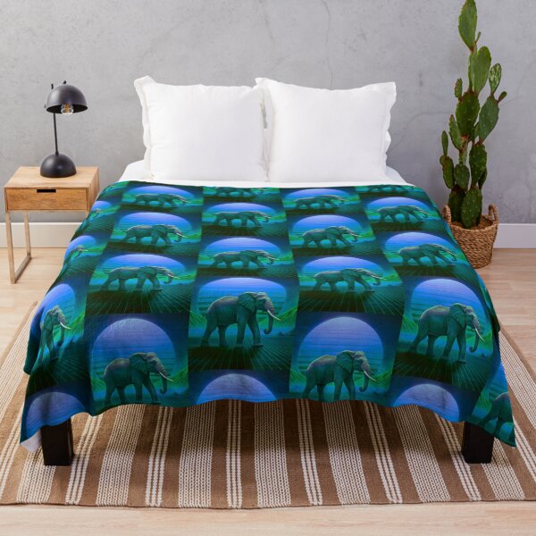 Item preview, Retro Neon Elephant – Futuristic Wildlife T-Shirt designed and sold by Mousy17.