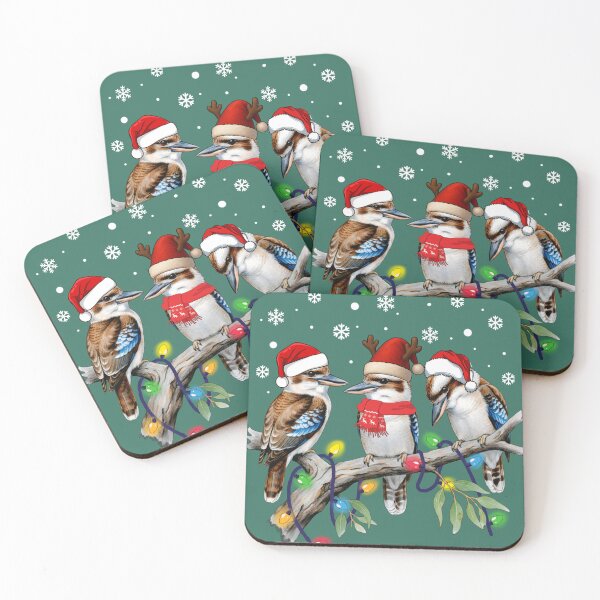 Item preview, Merry Christmas kookaburras - Xmas kookaburra Christmas Australia Bird Gift Men Woman kids  designed and sold by Taylor  ART.